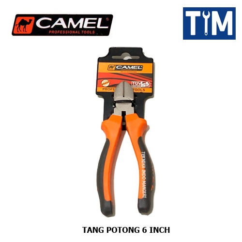 CAMEL Tang Potong 6&quot; Gagang Karet / Diagonal Plier 6 INCH