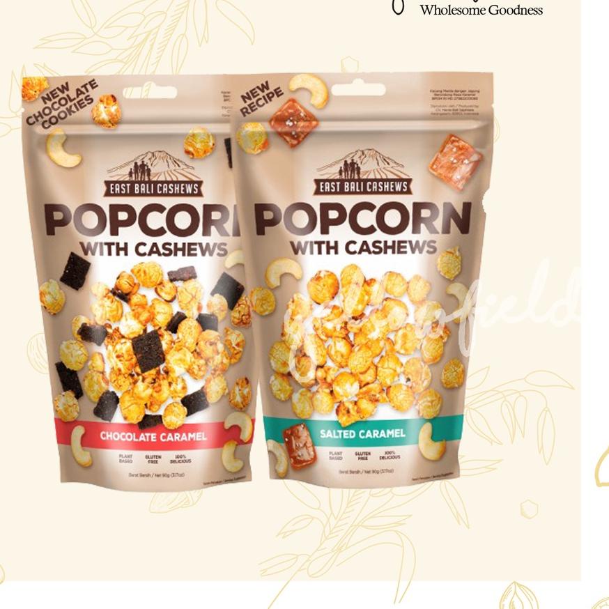 

Terlaris Popcorn Caramel East Bali Cashews | Vegan Friendly Gluten FREE snack !!!