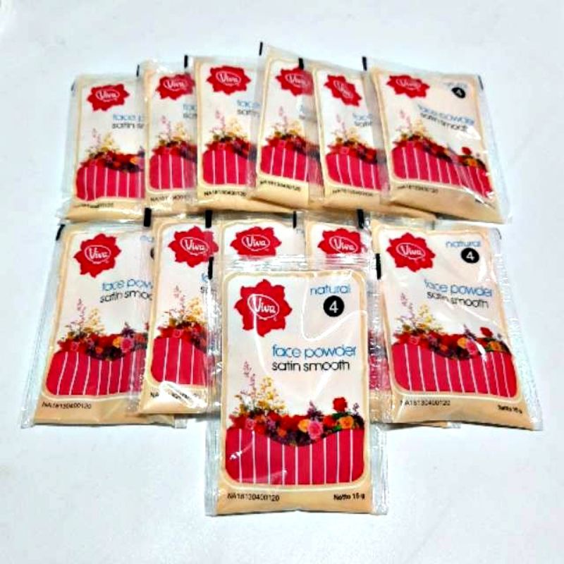 [ERA] Bedak Viva Be Natural 15gram Kemasan plastik Grosir 12sachet