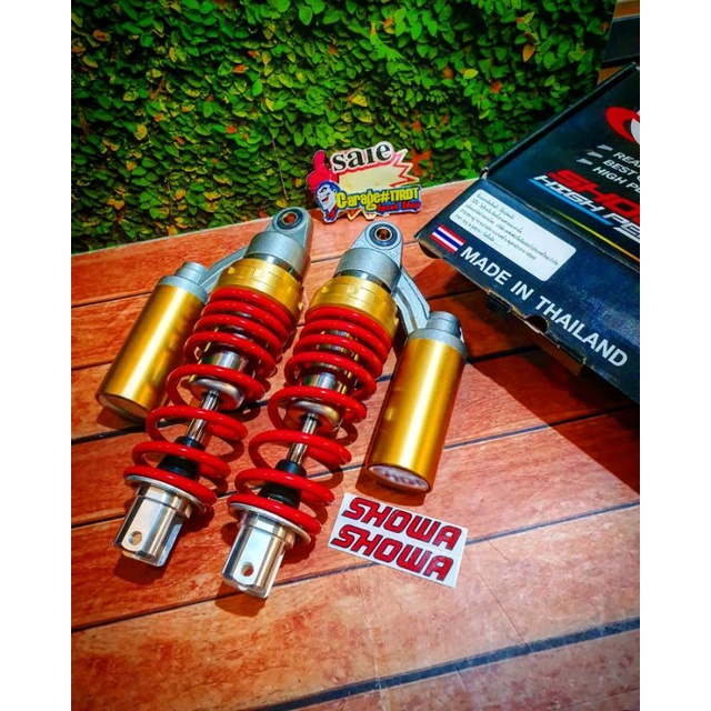 Shockbreaker Showa Safer Sofer Tabung Atas Ulir Merah 280Mm Yamaha Nouvo Z Lele Aerox 155 Original S