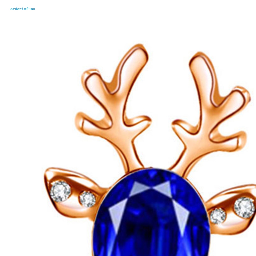 2pcs Anting Stud Desain Tanduk Rusa Natal Untuk Dekorasi