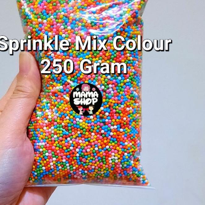 

Diskon✔️Sprinkle Trimit Gula Spikel Warna Warni Gula Dekor Mix Colour 250 gram|SQ6