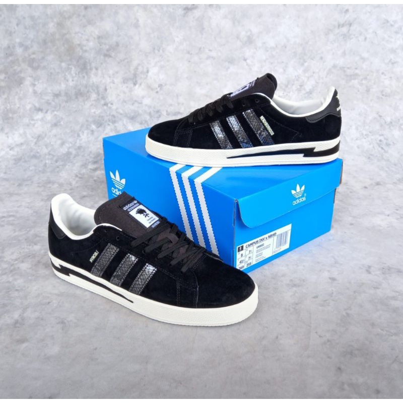 ADIDAS CAMPUS INVICIBLE NEIGHBORHOOD SNAKE BLACK WHITE