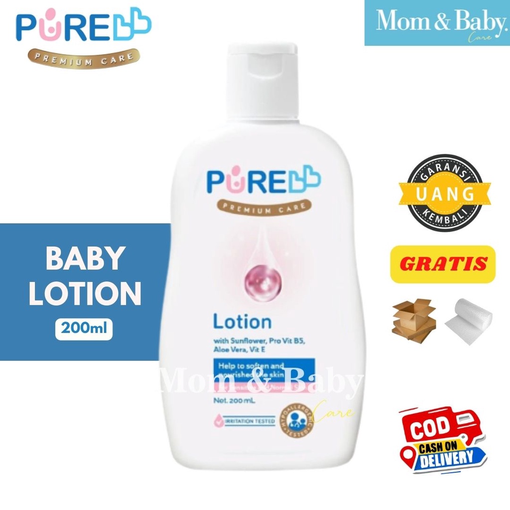 PURE BABY  Pure BB PureBB Lotion 80ml / 200ml - Pure Kids Losion Bayi