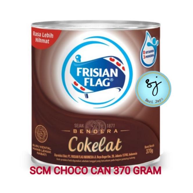 

code2t7Sh--Frisian Flag Bendera Susu Kental Manis Cokelat Kaleng 370 Gram
