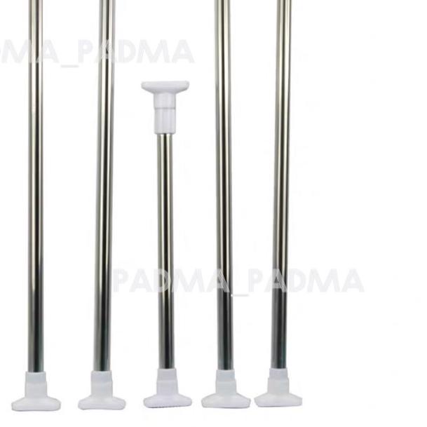 TIANG pipa FLEKSIBEL tanpa paku /TIANG KAMAR MANDI/TIANG PIPA TONGKAT KOLONG DAPUR/TIANG SERBAGUNA/T