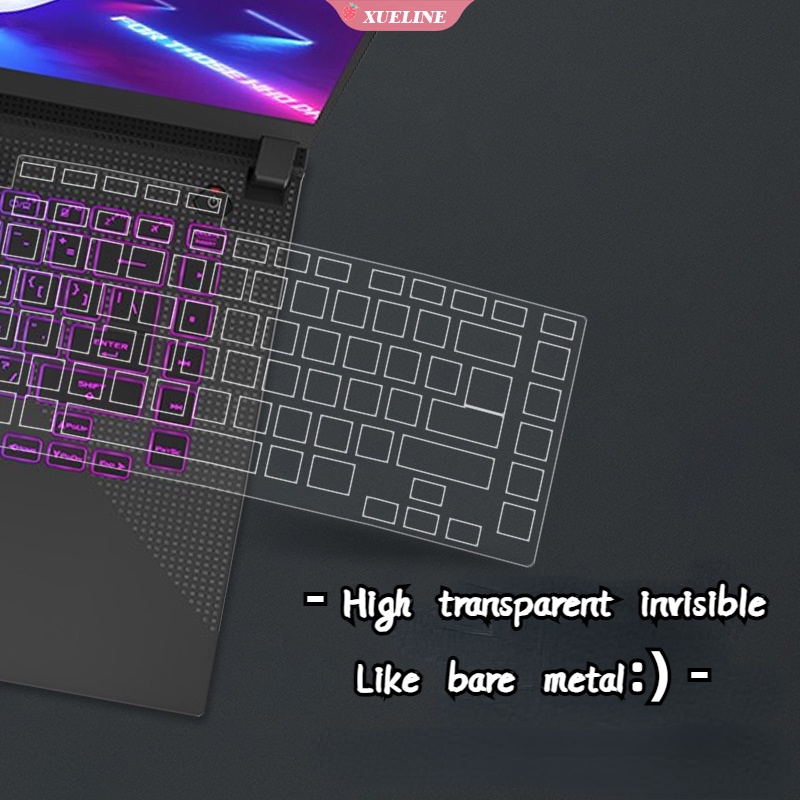 Film Pelindung keyboard Bahan Silikon Untuk Asus Rog Strix 2021 model G15 G513 G513Qm G513Qr G513Qy 15.6 inch (ZXL)