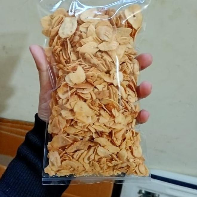 

IDQ6c6B--Bawang Putih Goreng Asli 1 kg Kualitas Standar Sedikit Tepung Original Pedas Murah COD