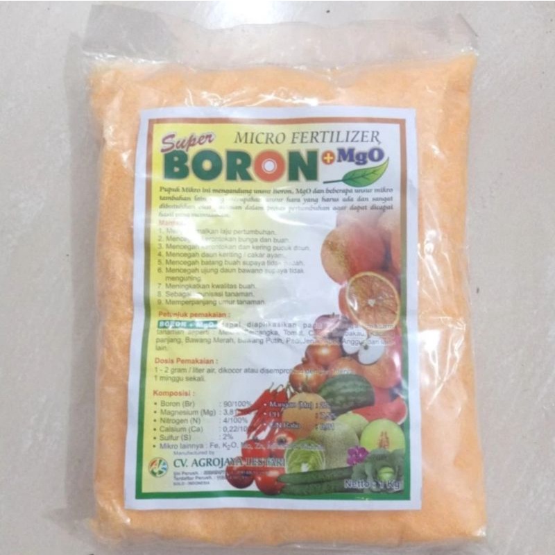 Jual Pupuk Boron Mgo Kuning Gold Pupuk Mikro Boron Magnesium Shopee Indonesia