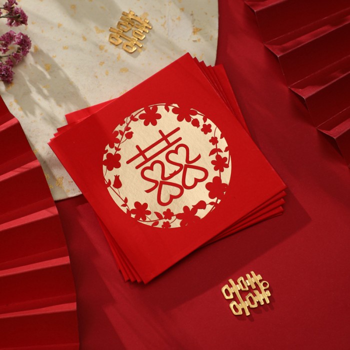 

KERTAS AMPAO SHUANG XI GOLD, SANGJIT, WEDDING, HONG BAO, ANGPAO 1468