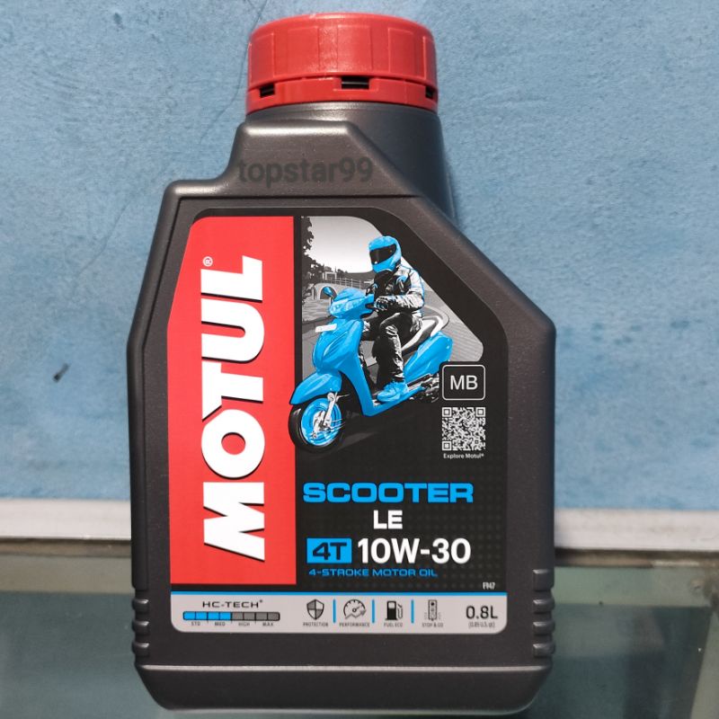 Motul Scooter LE 10W30 10-30 0.8L OLI MOTUL MATIC METIK OLI MESIN MOTOR 800ml ORIGINAL 100%