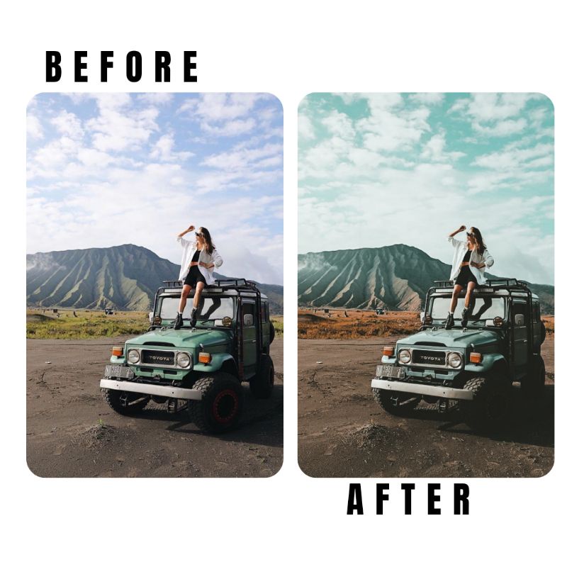 6 Lightroom Preset Roadtrip IOS/Android and Dekstop