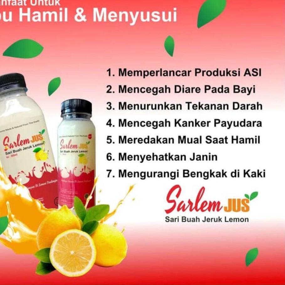 

✨MEN SALE✨ Sarlem Jus 100% Lemon Asli isi 500ml Sarlemjus lemon gas !!