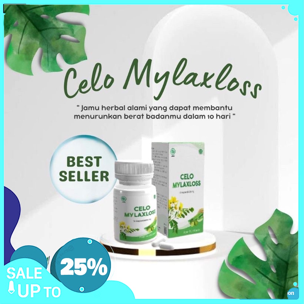 Celo MyLaxLoss / Jamu penghancur lemak membandel / Jamu PR (10 kapsul) Jamu Peluntur Lemak