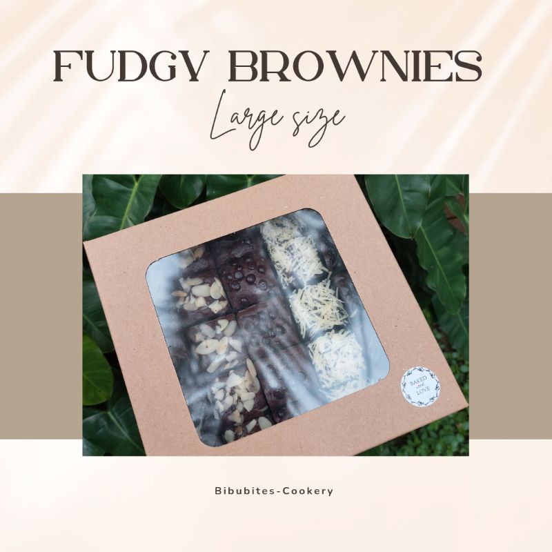 

Fudgy brownies Large Size (20x20)