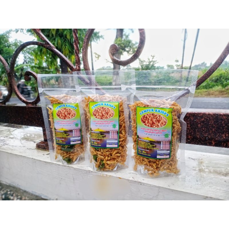 

Lempuk Krispi/Lempuk Crispy BU RIA/Ikan Lempuk Khas Danau Ranu Grati