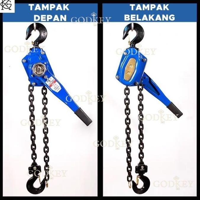 Jual Lever Block 3 ton x 3 meter / Kotrek Rantai / Lever Hoist 3 T X 3