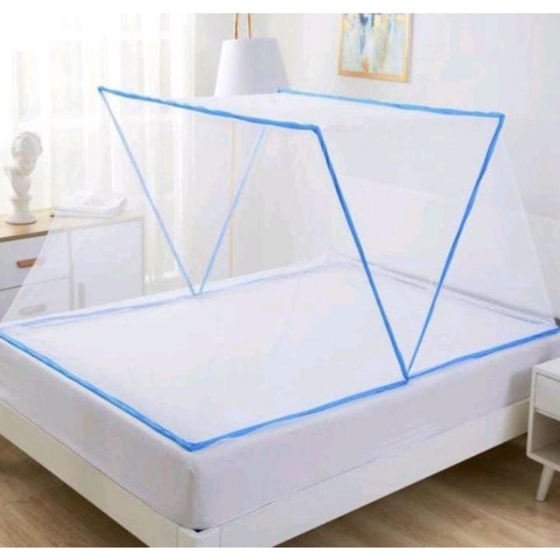 KELAMBU LIPAT KOTAK TRAPESIUM ANTI NYAMUK KELAMBU PORTABLE / KELAMBU JUMBO