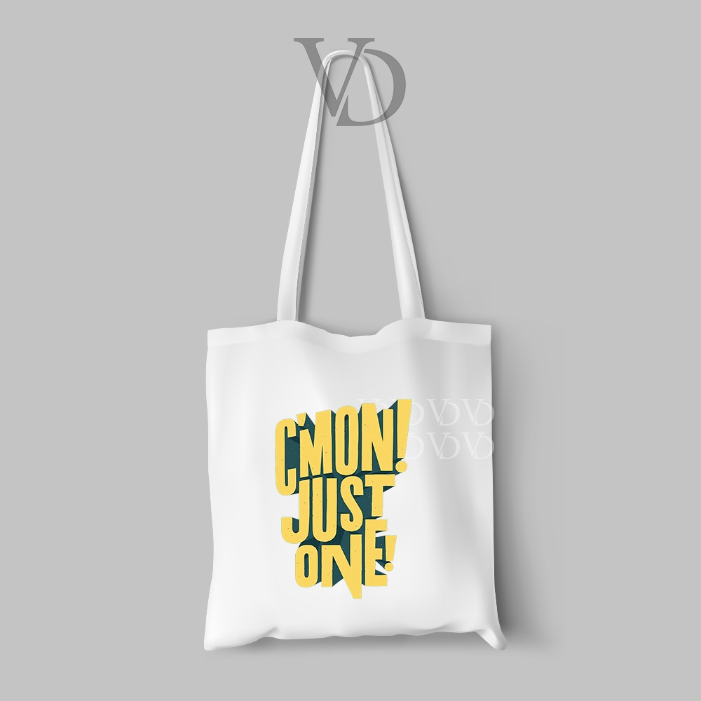 TOTE BAG KANVAS QUOTES VINTAGE/ TOTEBAG MOTIVASI / TAS QUOTES OF THE DAY