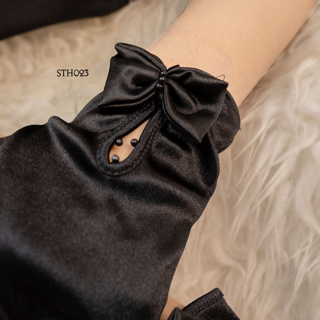 [PRODUCT NEW] AKSESORIS WEDDING GLOVES SEPERGELANGAN FULL FINGER STH023
