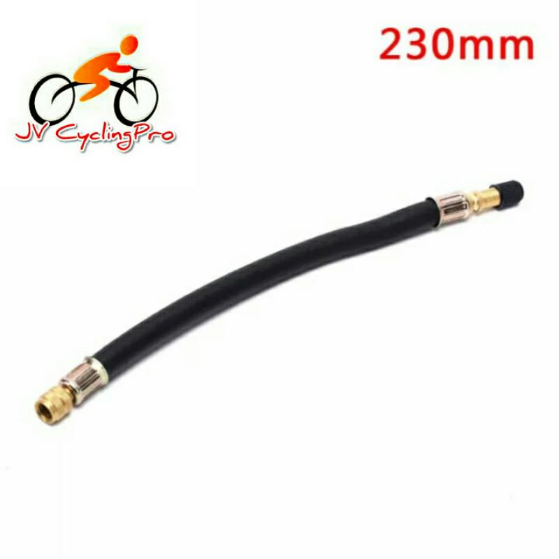 sambungan selang pompa ban sepeda extender pompa angin high quality