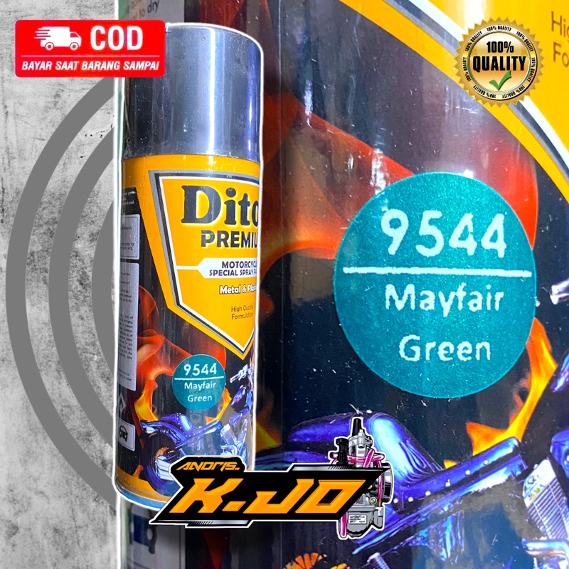 Cat Pilox Diton Premium Mayfair Green 9544 Warna Hijau Gelap Tua Metalik pilok pylox pylok