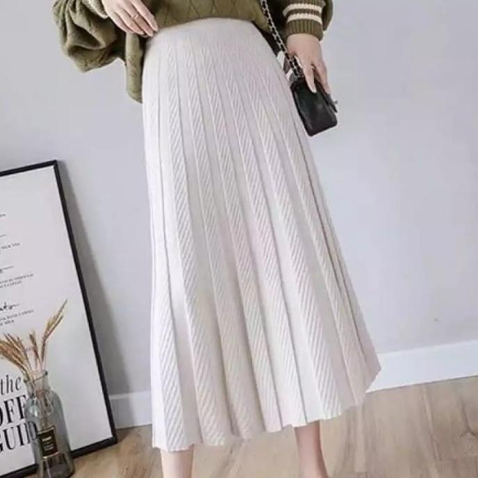 Broadway style - Rok Rajut Panjang Korea / Korea Long Skirt Termurah