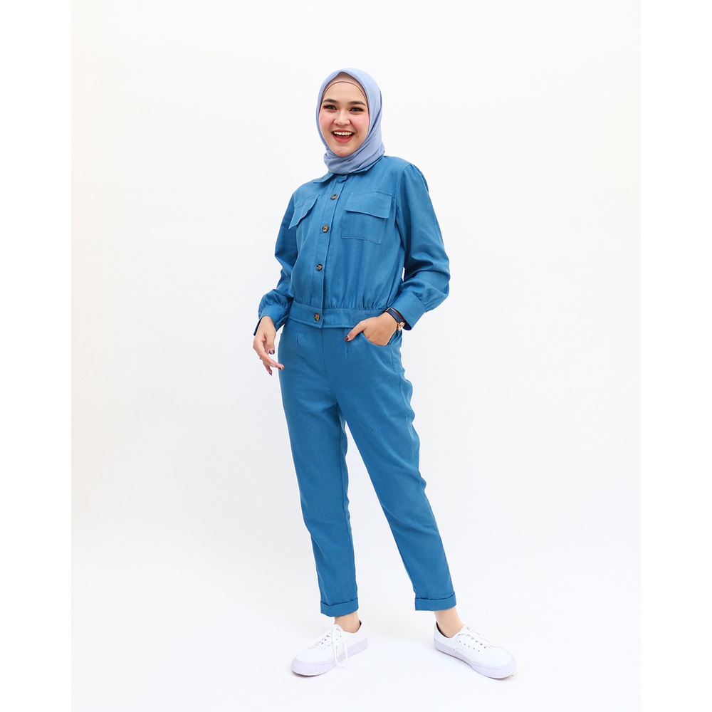 DILOVA Jacket-Pakaian Wanita Terbaru by Hijab Mamah icis