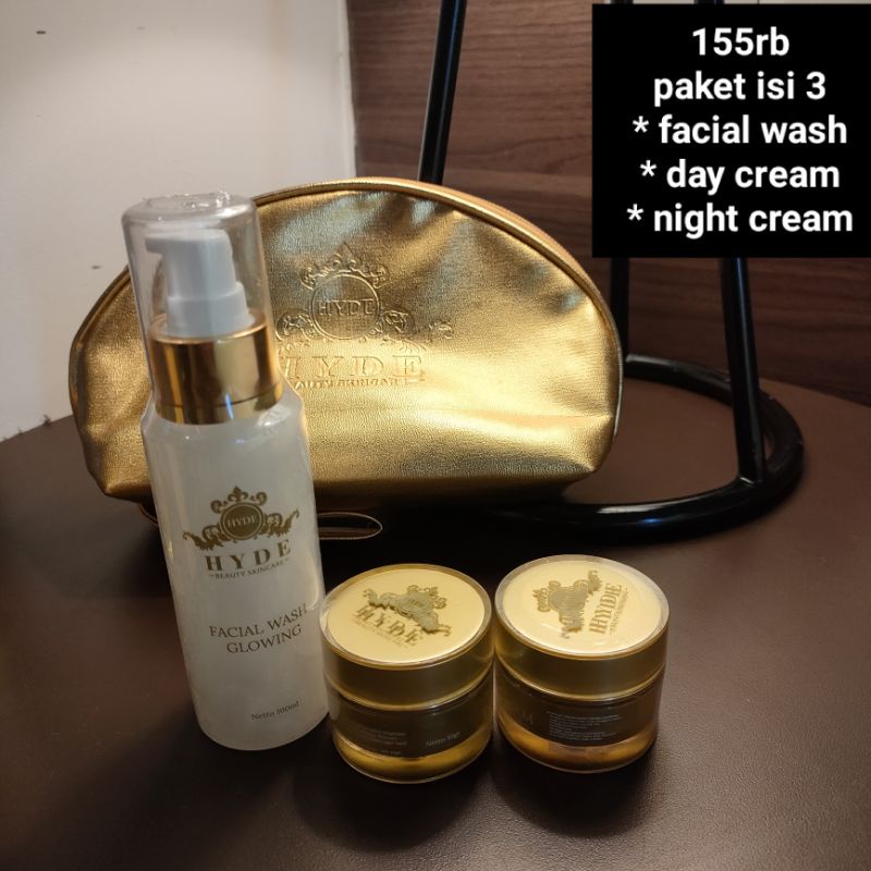 HYDE BEAUTY SKINCARE GLOWING PAKET ISI 3