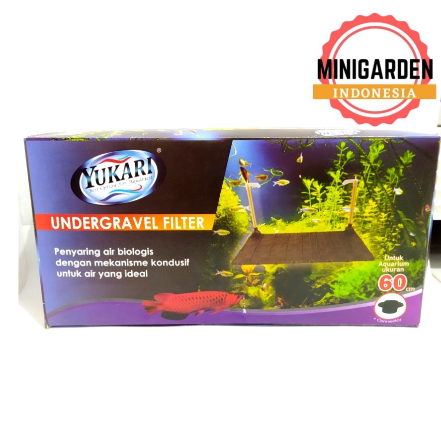 YUKARI UNDERGRAVEL FILTER 60 CM DASAR BAWAH TANAH AQUARIUM AQUASCAPE