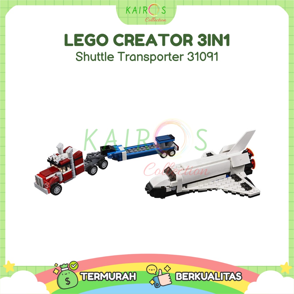 Lego Creator 3in1 Shuttle Transporter 31091