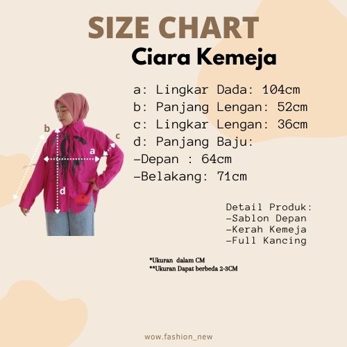 CIARA KEMEJA SABLON TERBARU-KEMEJA ADEM VIRAL