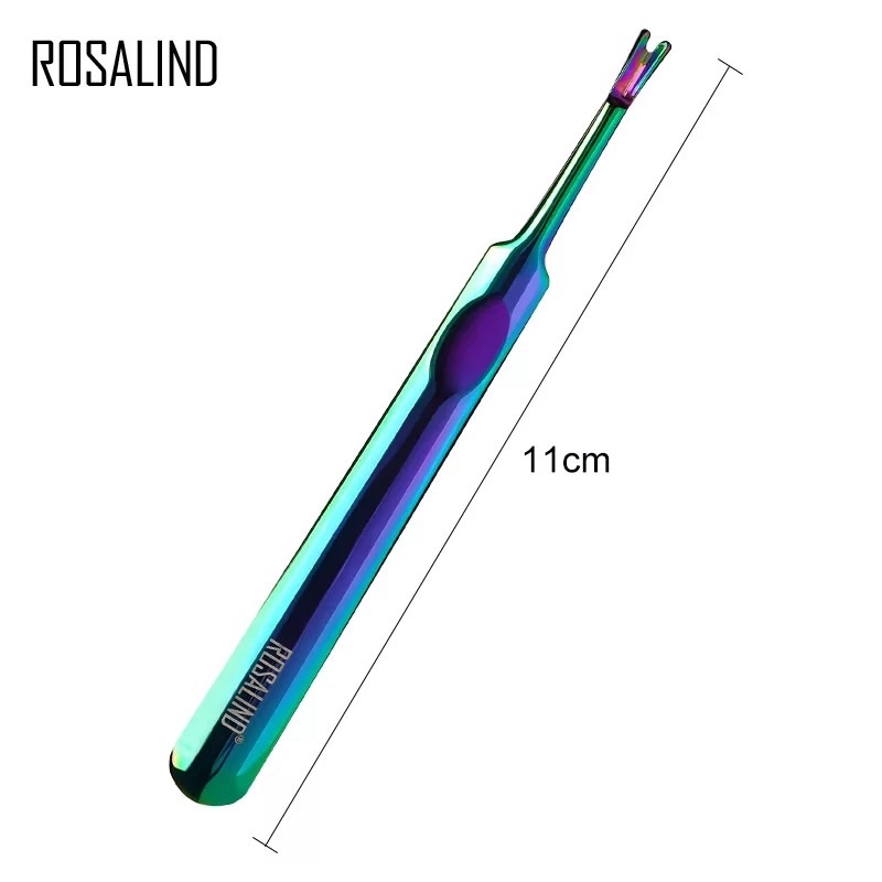 ROSALIND Rainbow Triming Remover Dead Skin &amp; Pusher Nail Art Tools Pedicure