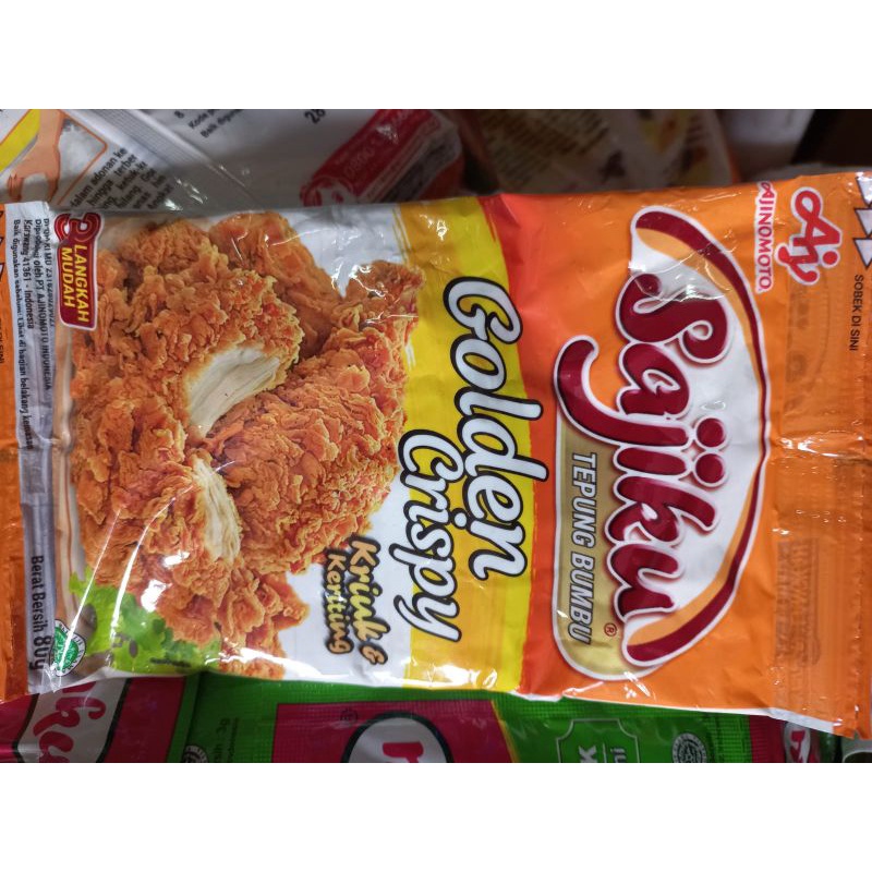 

Sajiku Tepung Bumbu Golden Crispy 80gr