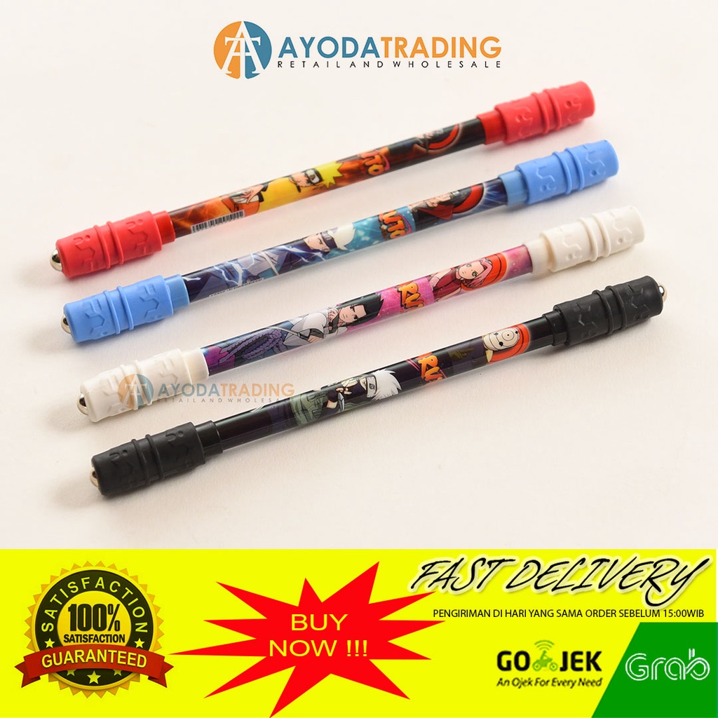 Spinning Pen Putar Pemula Naruto 10mm