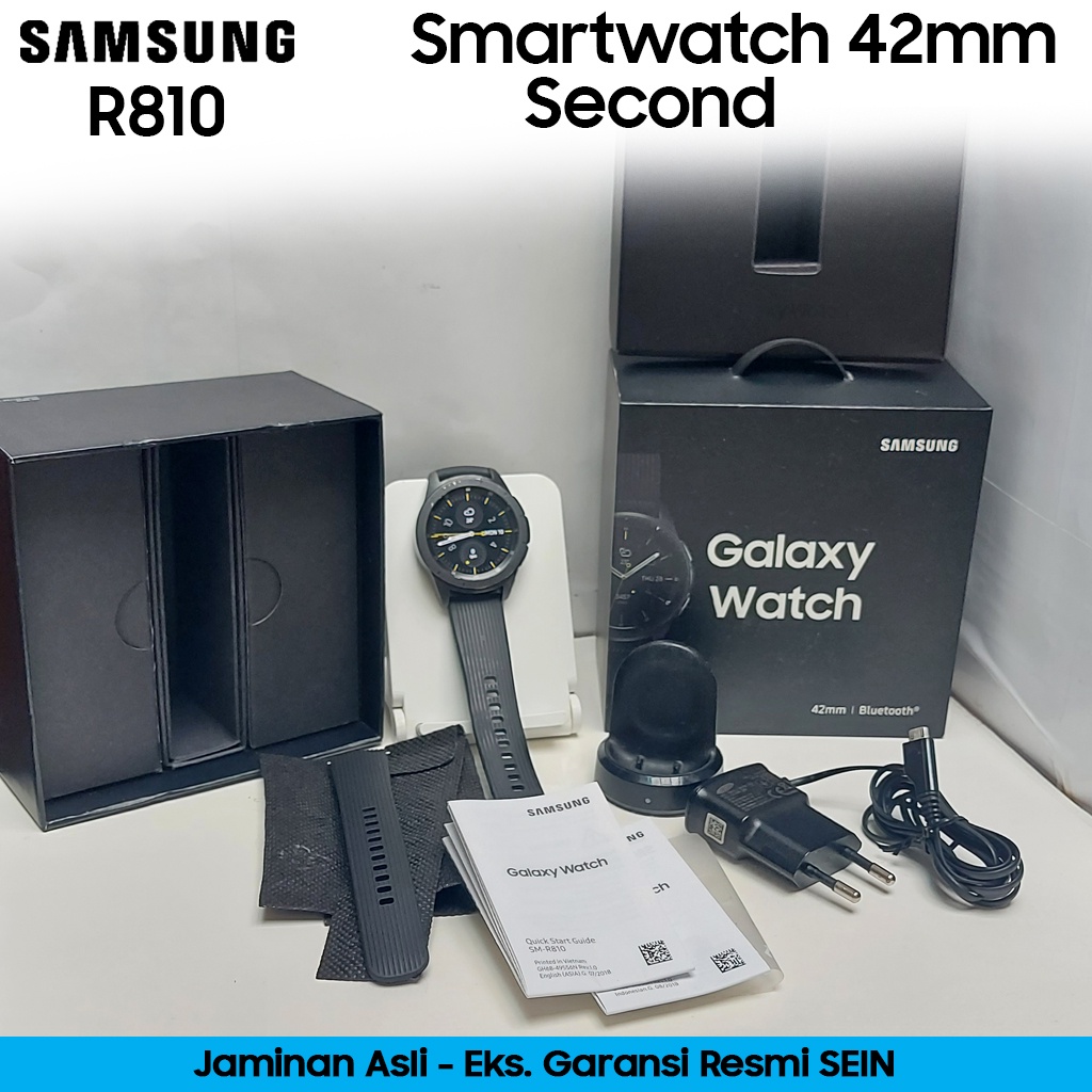 Samsung Smartwatch 42mm Second Fullset Super Mulus Eks. Resmi SEIN