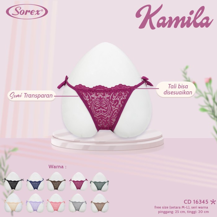 Ready Stock Celana Dalam G String Renda Sorex