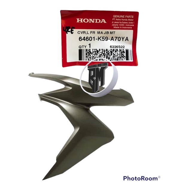 COVER LAMPU KIRI COKLAT NEW VARIO 125 150 ORI HONDA 64601 K59 A70YA