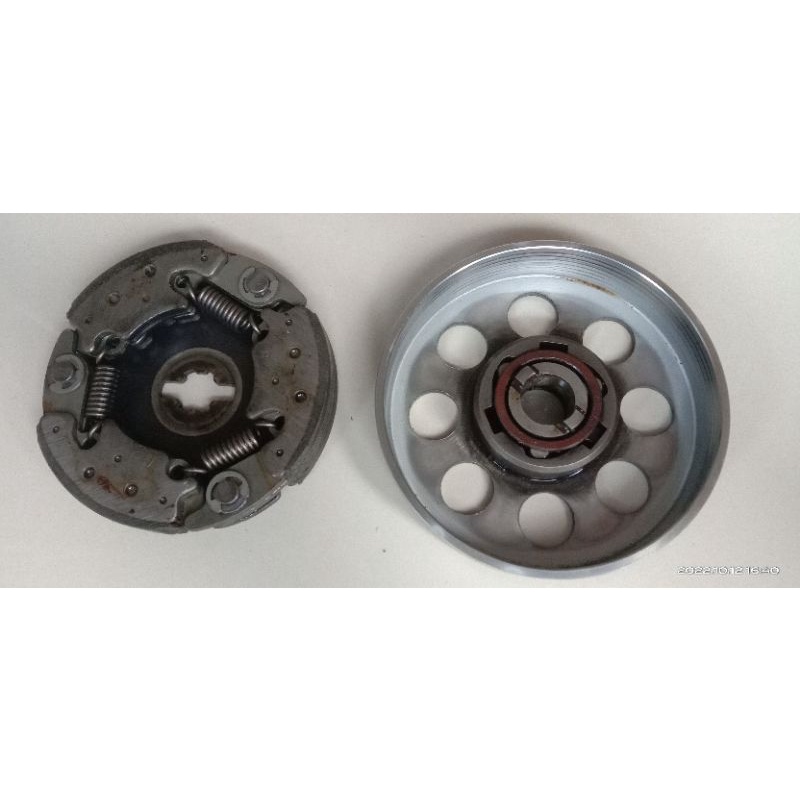 rumah kampas kopling ganda lonceng mangkok kopling ganda suzuki RC 80 100 110 bravo sprinter crystal