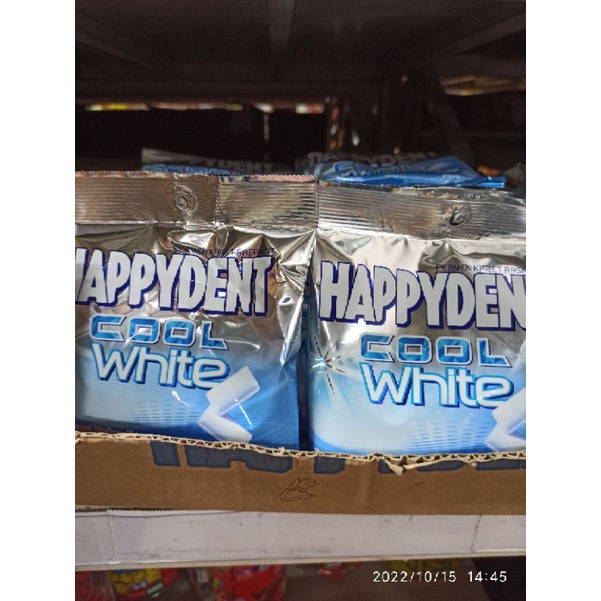 Permen Happydent Cool White pouch 60gr