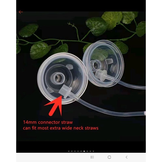 Connector Universal Sedotan Botol Bayi / Konektor selang pemberat / Selang sedotan pigeon avent slineck wide neck universal