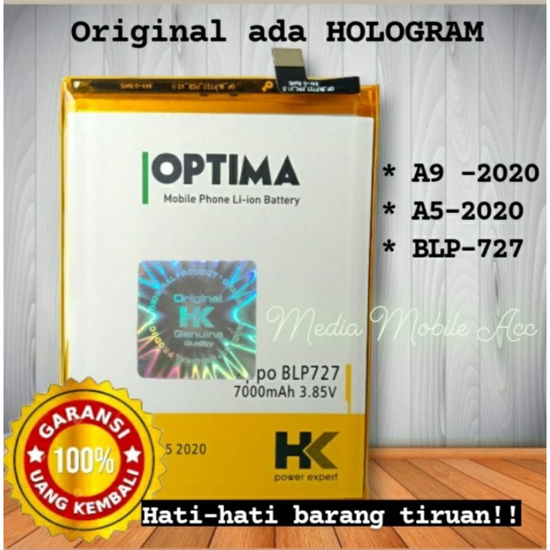 Baterai BLP727 BLP 727 A9 2020 A5 2020 hk hologram 100% original garansi