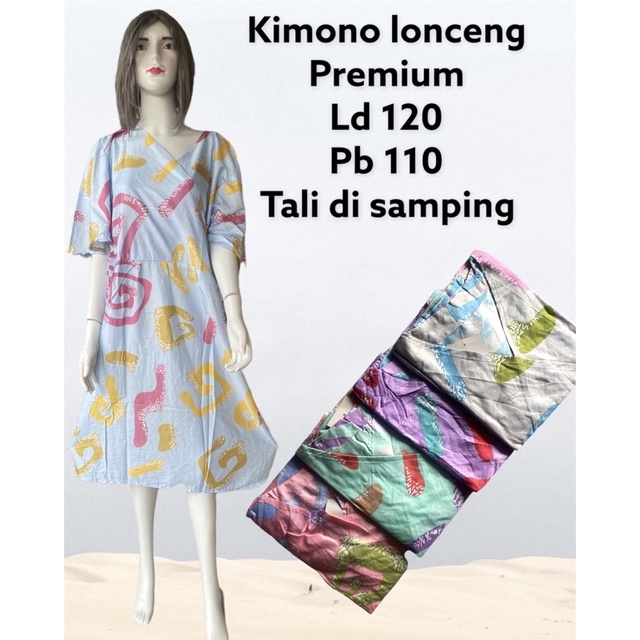 Kimono lonceng/daster kimono lonceng