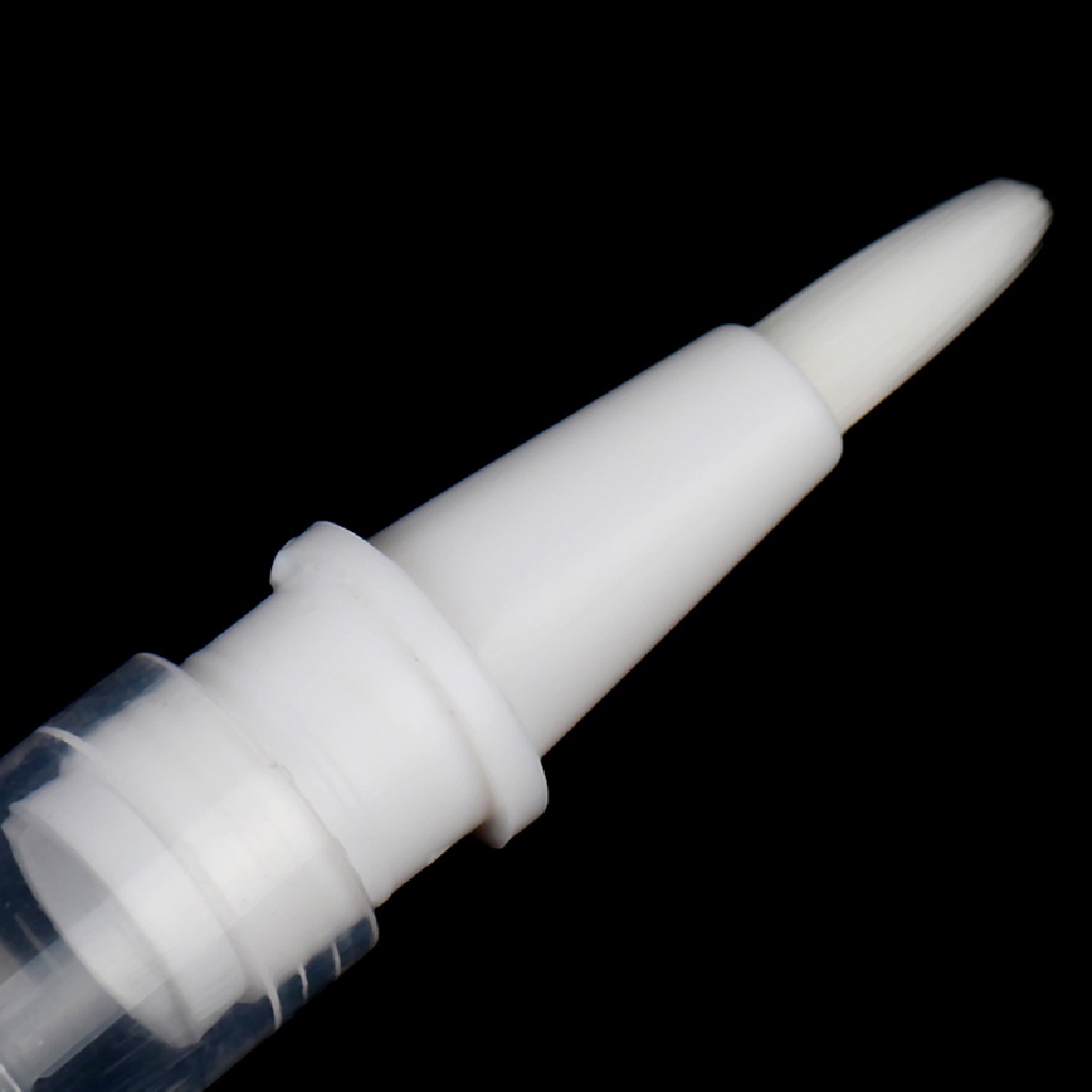 (lightoverflow2) 5pcs Botol Minyak Nutrisi Kuku Kosong 3ML Dengan Brush Aplikator