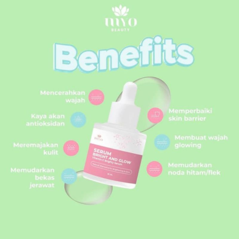 BPOM MYO MAYRA BRIGHT &amp; GLOW SERUM ISI 20 ML
