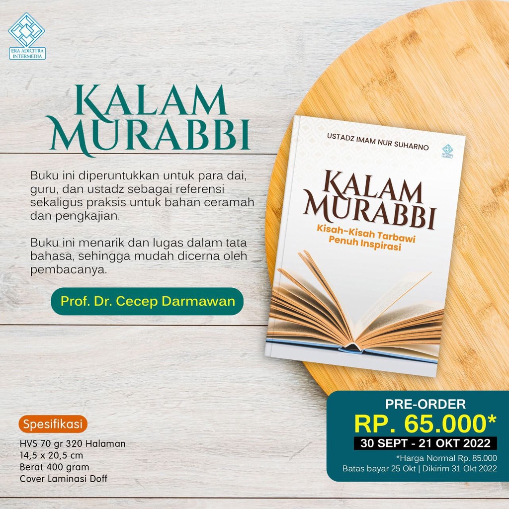 Jual Jual Buku Kalam Murabbi Era Intermedia Shopee Indonesia 5054