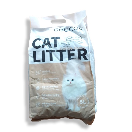 COUCOU Cat Litter 10L Pasir kucing hewan