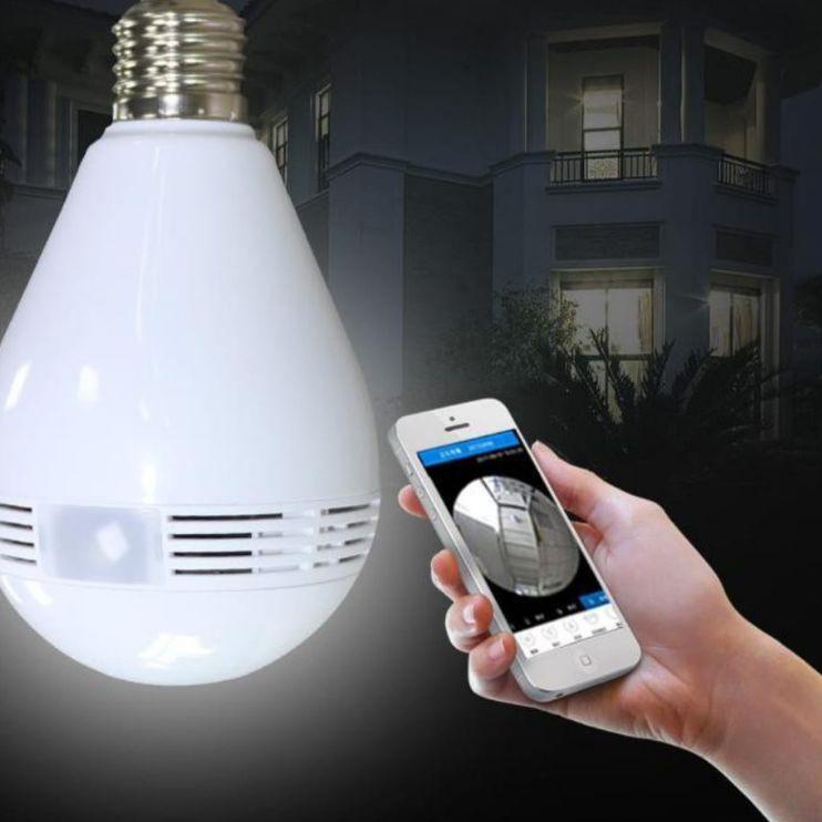 Viral CCTV Bohlam wifi panoramic KAMERA CCTV LAMPU