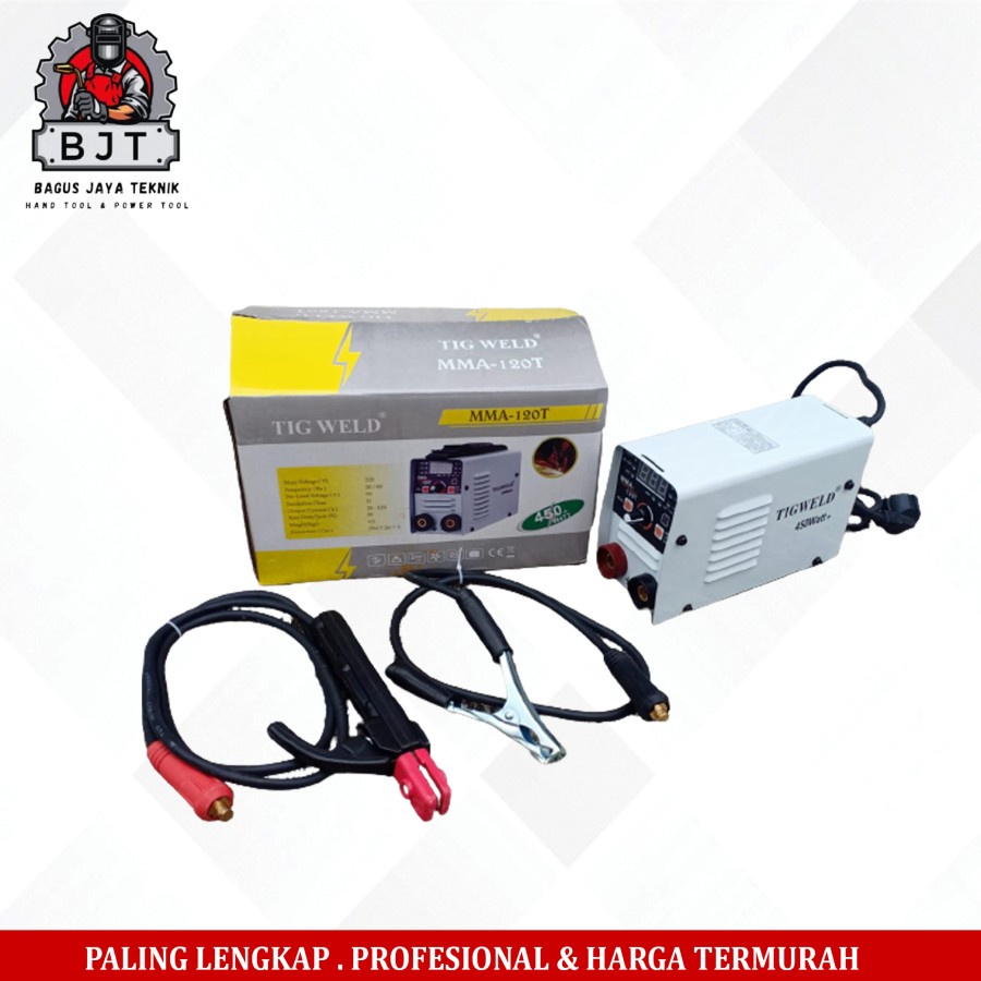 inverter/ trafo las / mesin las listrik digital TIG WELD MMA-120T