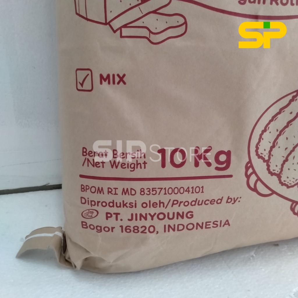 JFOOD Tepung Roti / Tepung Panir / Bread Crumbs (MIX) 10kg